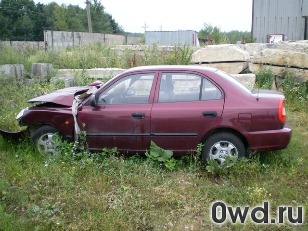 Битый автомобиль Hyundai Accent